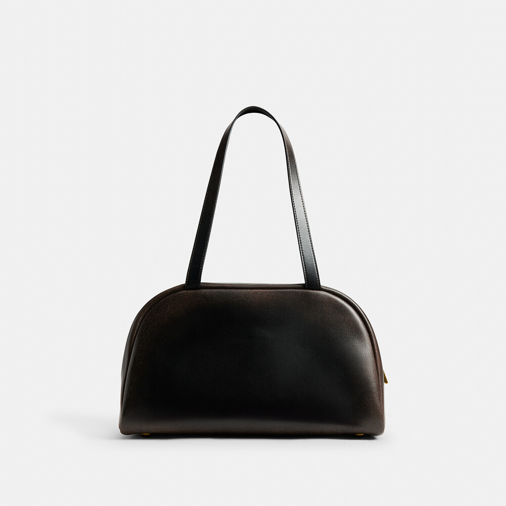 Coach Twin Turnlock Bag In Loved Leather - Picture 2 of 15